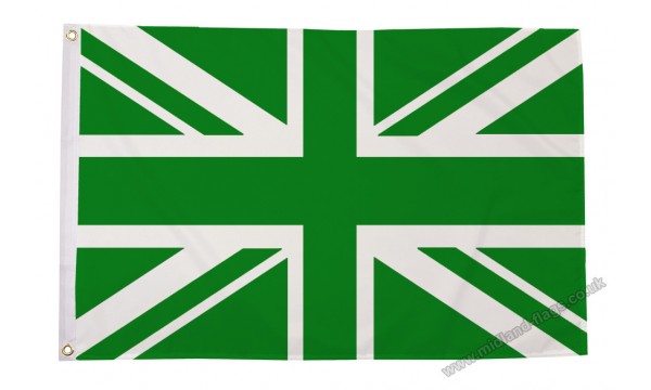 Union Jack Green Flag